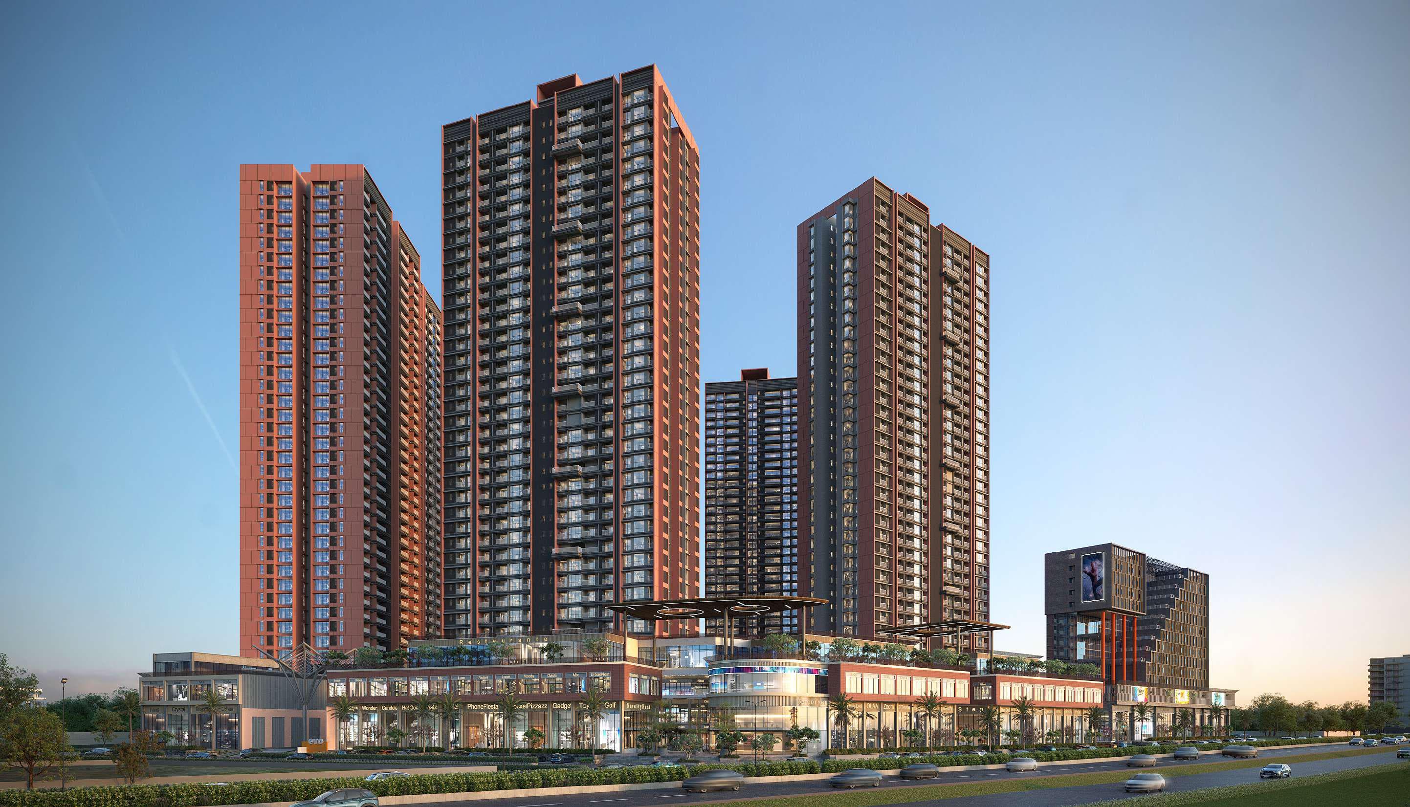 A view of a retail showroom in Yashada Evo.